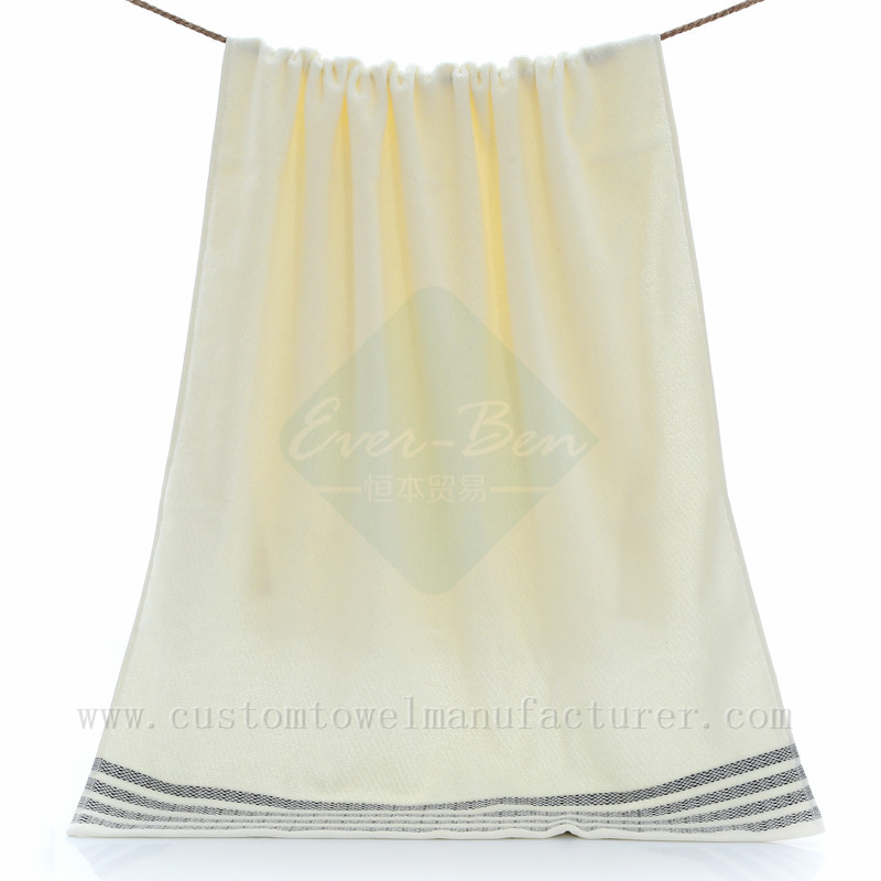 China Bulk Custom Large Cotton baby towels Supplier|Beige Color bath towels Manufacturer for Germany France Italy Netherlands Norway Middle-East USA